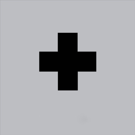 Plaque de porte picto relief - Urgences - 120 x 12