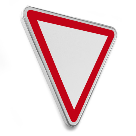 Panneau Cédez le passage à l´intersection - AB3 - Gamme standard - Classe 1