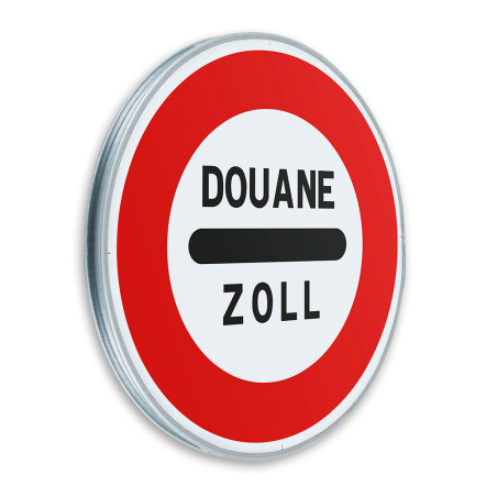 Panneau Arrêt douane - B4 - Gamme standard - Classe 1 Panneau Arrêt douane - B4 - Gamme standard - Classe 1