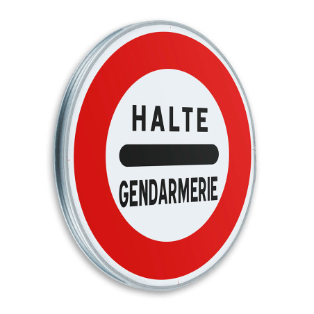 Panneau Arrêt gendarmerie - B5a - Gamme standard - Classe 1