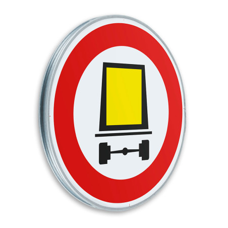 Panneau Accès interdit aux véhicules dangereux - B18c - Gamme standard - Classe 1 Panneau Accès interdit aux véhicules dangereux - B18c - Gamme standard - Classe 1