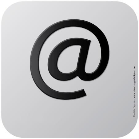 Pictogramme Alu avec relief Zone Wifi