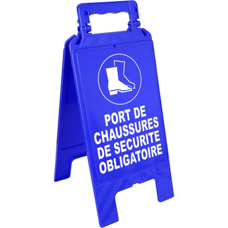 Chevalet de signalisation bleu - Direct Signalétique