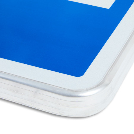 Panneaux Impasse sauf pour les piétons - C13c - Zoom avant - Gamme standard - Classe 1