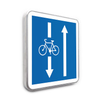 Panneau Conditions particulières pour les cyclistes - C24AEX3 - Gamme standard - Classe 1