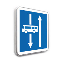 Panneau Conditions Particulières de Circulation pour les bus - C24AEX4 - Gamme standard - Classe 1