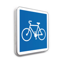 Panneau Piste cyclable conseillée - C113 - Gamme standard - Classe 1