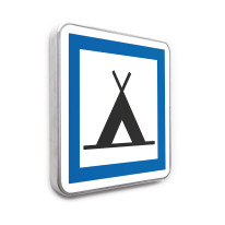Panneau Camping pour tentes - CE4a - Gamme standard - Classe 1