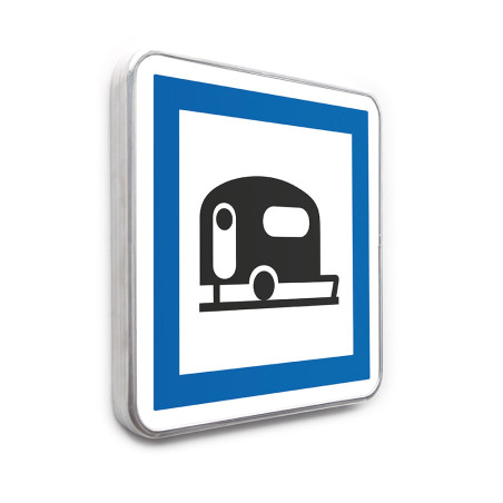 Panneau Camping pour caravanes - CE4b - Gamme standard - Classe 1