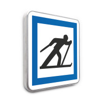 Panneau d´indication Ski de fond - CE6b - Gamme standard - Classe 1