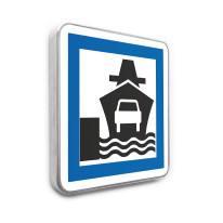 Panneau Embarcadère - bac - CE10 - Gamme standard - Classe 1