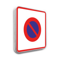 Panneau de stationnement Zone à stationnement interdit - B6b1 - Gamme standard - Classe 1