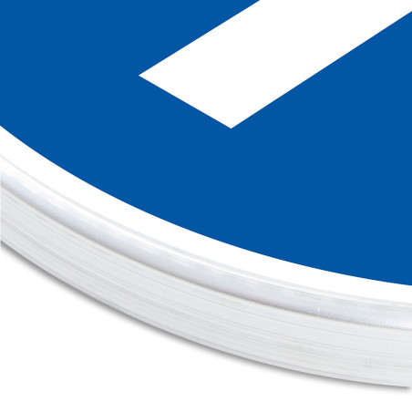 Panneau Chemin obligatoire pour piétons - B22b - Zoom avant - Gamme standard - Classe 1