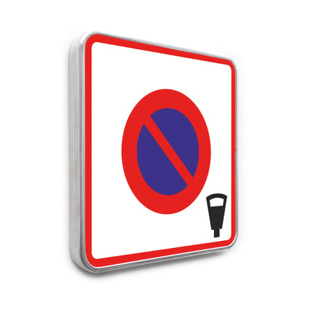 Panneau de stationnement B6b4 - Zone à stationnement payant - Gamme standard - Classe 1