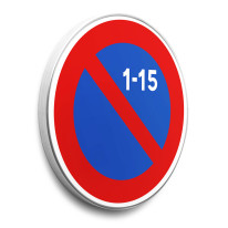 Panneau de stationnement alterné - B6a2 - Gamme standard - Classe 1