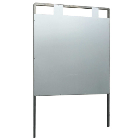 Panneau électoral - Affichage pour 2 candidats - H 1250 x 1400 mm - Panneau seul