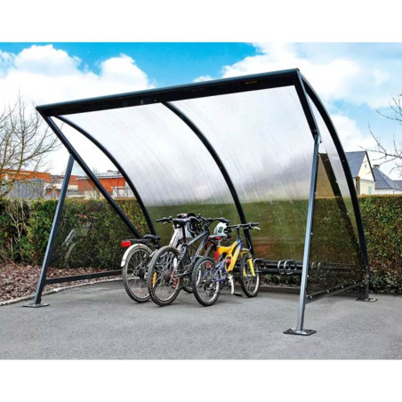 Abri pour vélo - en situation