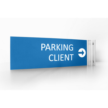 Drapeau gravé recto/verso Intérieur/Extérieur