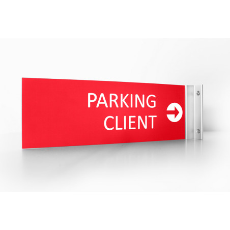 Drapeau gravé recto/verso Intérieur/Extérieur