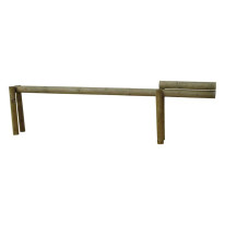 Barrière en bois levante