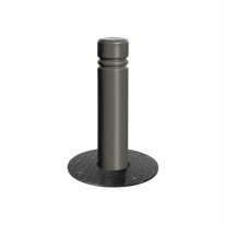 Borne rétractable cylindrique - gris