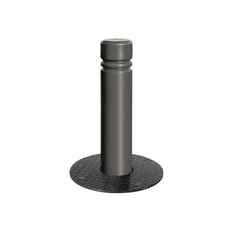 Borne rétractable cylindrique - gris