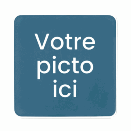 Plaque de porte Targa Trends® - Personnalisée - 120 x 120 mm