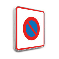 Panneau de stationnement Zone à stationnement interdit - B6b1 - Gamme standard - Classe 1