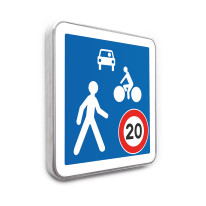 Panneau Zone de rencontre - B52 - Gamme standard - Classe 1