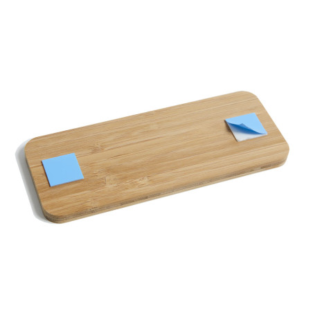 Plaque de porte personnalisée 60x150 mm - Gamme Bamboo rectangle