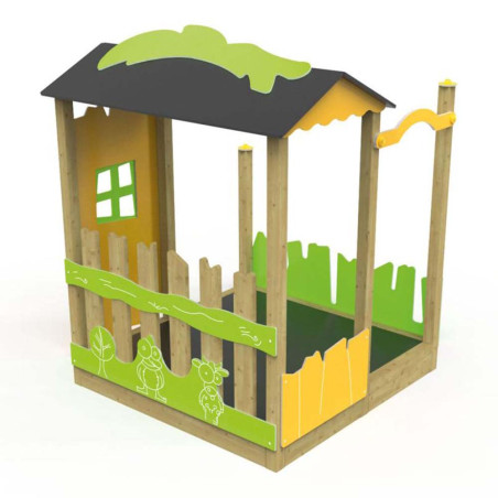 Cabane pour enfants design jungle