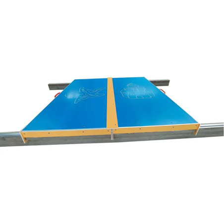 Bac à sable avec couvercle pour enfant