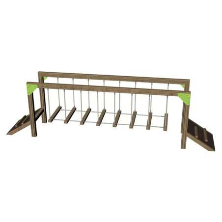 Parcours d'obstacles tapis volant