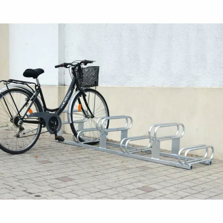 Support vélos emplacements décalés - en situation