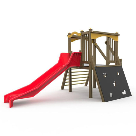 Structure multi-activités pour enfants en bois