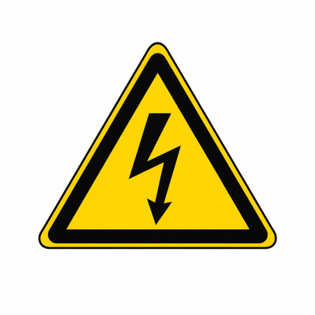 Panneau danger électrique ISO 7010 - W012