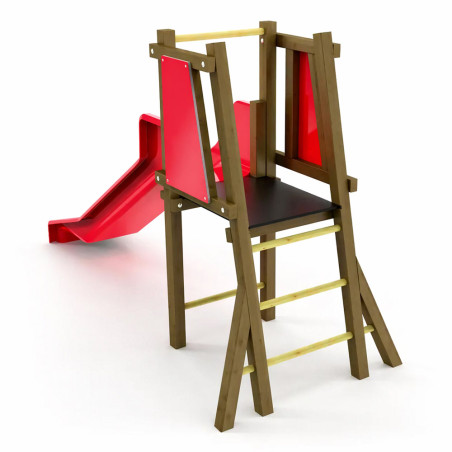 Toboggan bois hauteur 900 mm