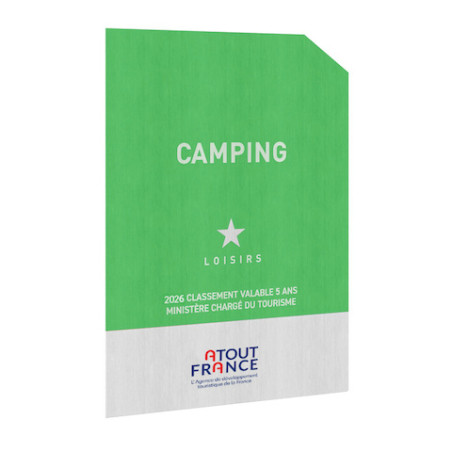Panneau camping loisirs - 1 étoile