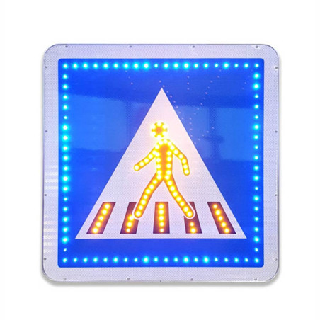Panneaux lumineux C20a à LEDs pour l´indication de passage piéton