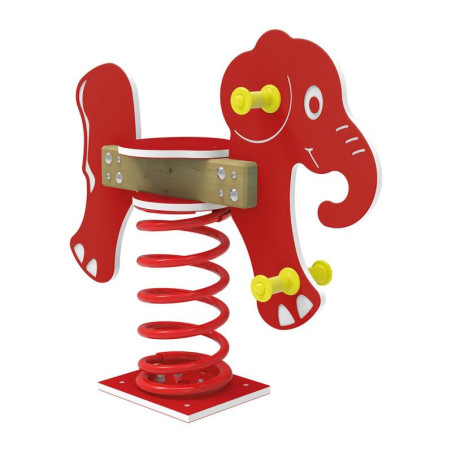 jeu sur ressort éléphant