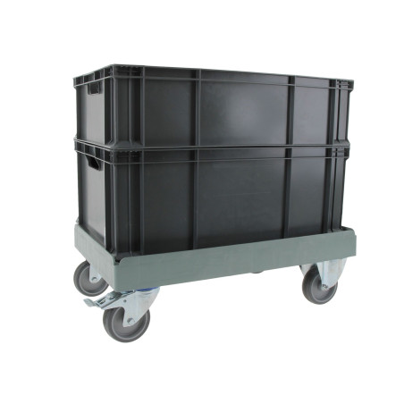 Plateau roulant pour bac norme Europe - charge max. 300 kg