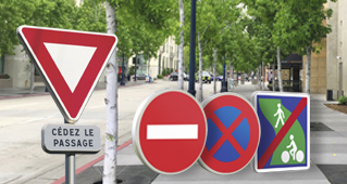 Panneau routier