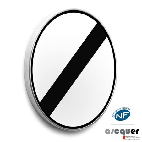 Panneau fin d'interdiction
